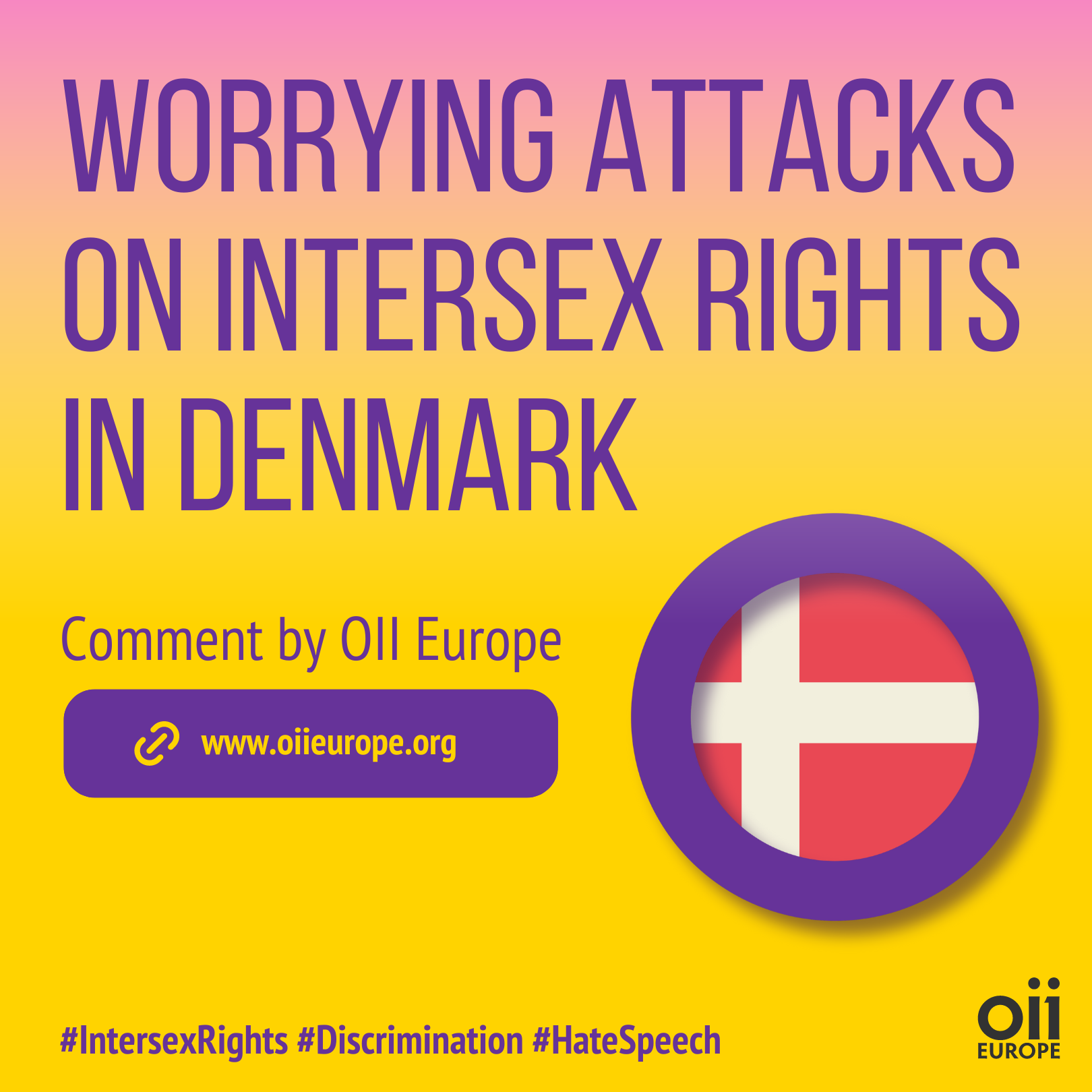 Worrying attacks on intersex rights in Denmark