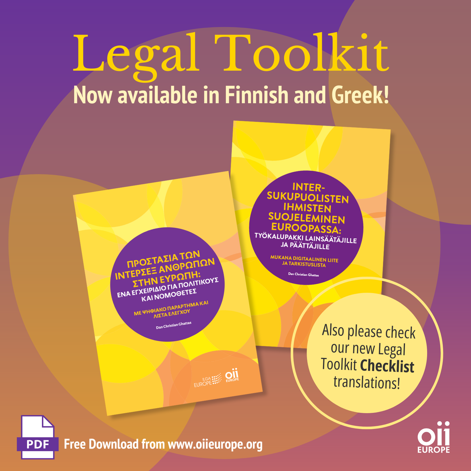 Legal toolkit now available in Finnish and Greek