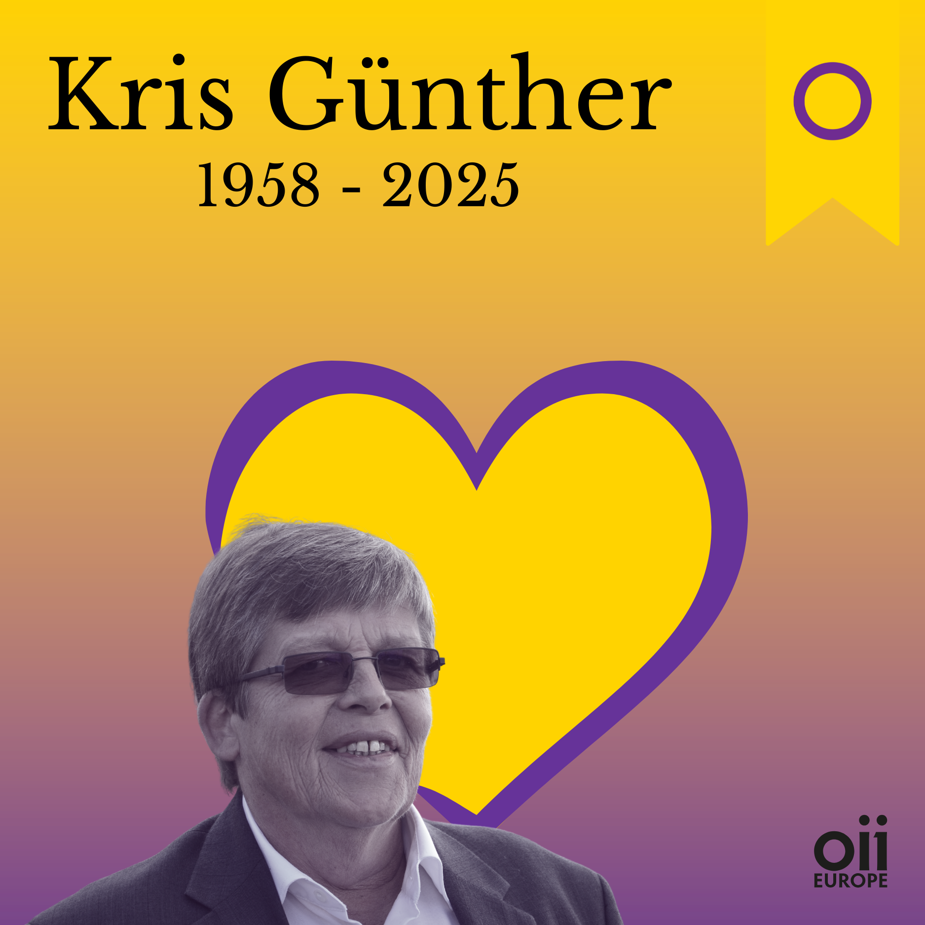 We mourn the passing of Kris Günther